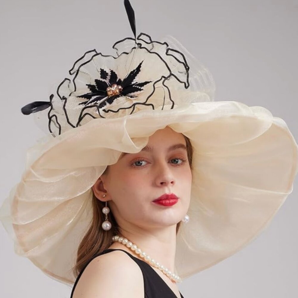 Kentucky Derby Church Dress Hat for Women Fuchsia Line